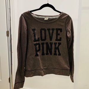 Pink by Victoria’s Secret Grey Sweater